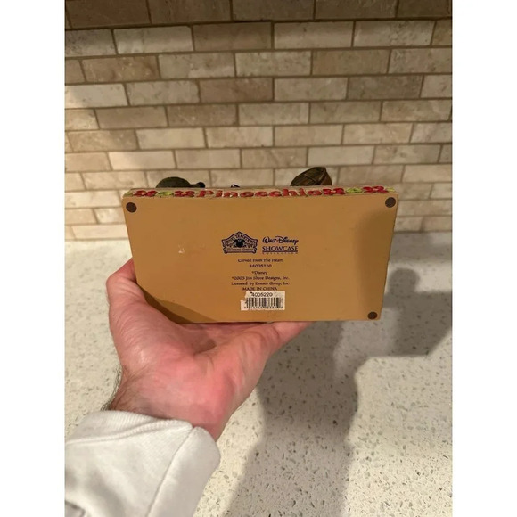 Jim Shore Disney‎ Showcase #4005220 Carved From The Heart Pinocchio Figurine - Picture 5 of 5